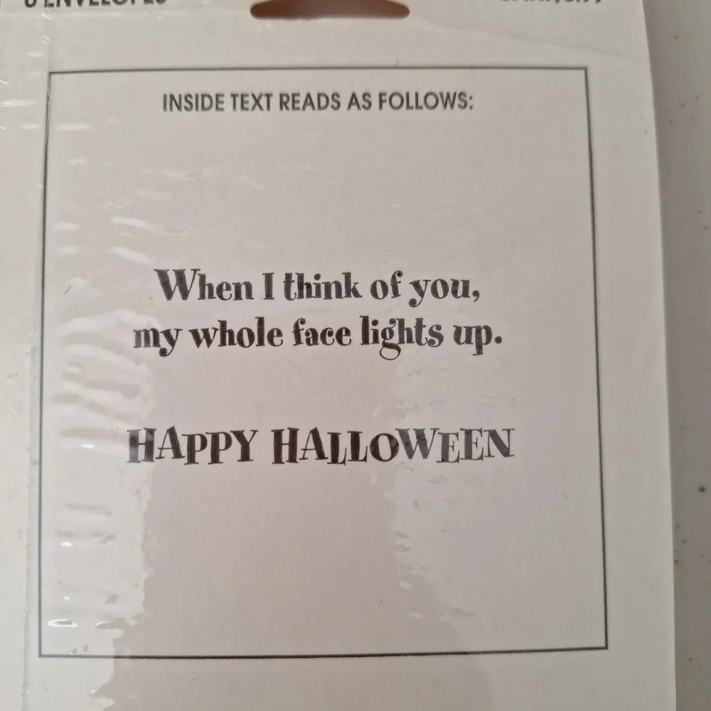 Vintage American Greetings Halloween Cards Jack-O-Lantern Pumpkin 8 Cards